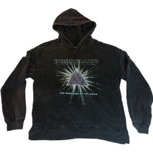 Pink Floyd Dark Side of the Moon Graphic‎ Hoodie Pullover Sweatshirt L SKUW479